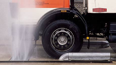 Lavaggio automezzi, camion, tir wash per veicoli industriali